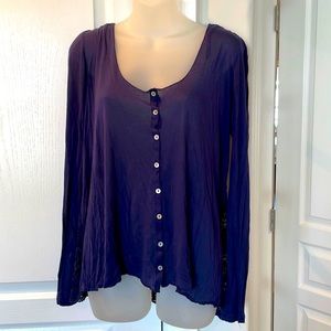 Free People lace back top